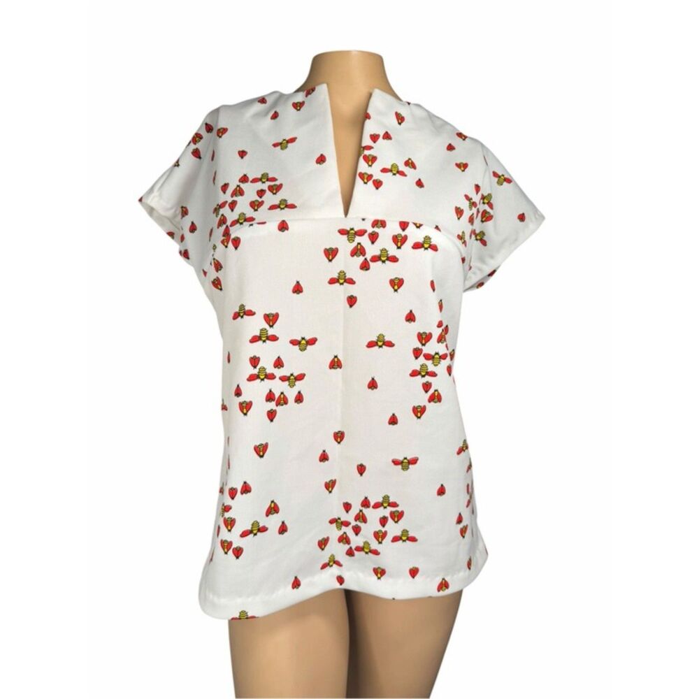 Vintage Handmade Bee Print Top